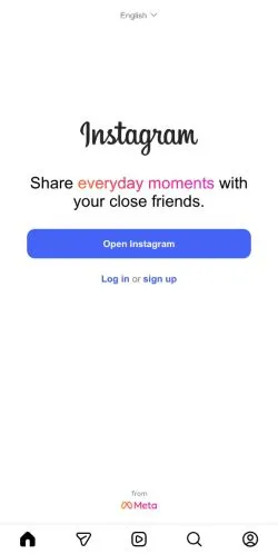 instagram.com Mobil Görünüm