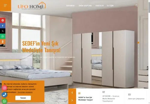 ufohome.com.tr Masaüstü Görünüm